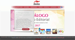Desktop Screenshot of edicionesmestas.com